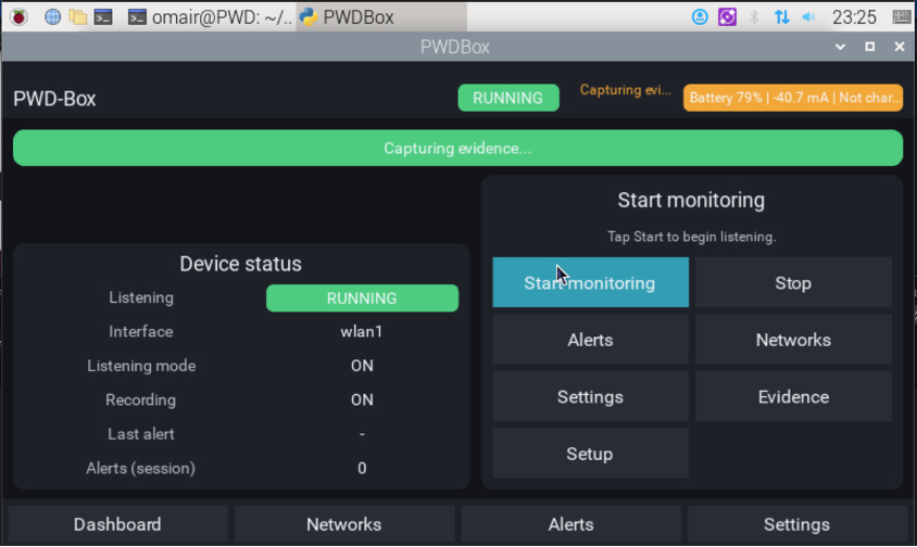 Monitoring Dashboard